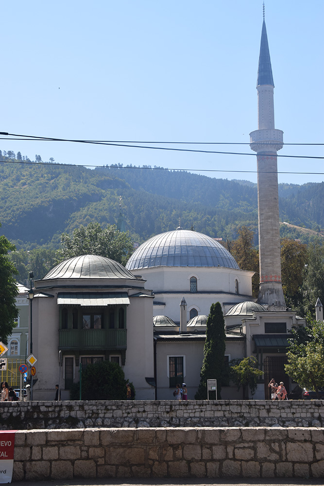 A View of the Mosque from the Emperior's Bridge, Sarajevo 2026